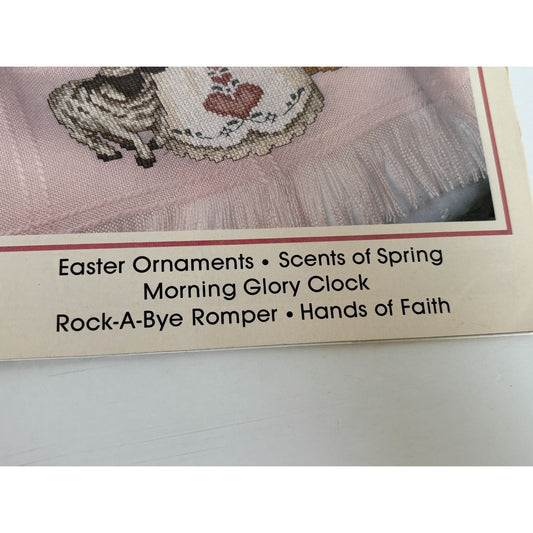 Leisure Arts Magazine April 1993 Cross Stitch Praying Hands Knit Crochet Pattern