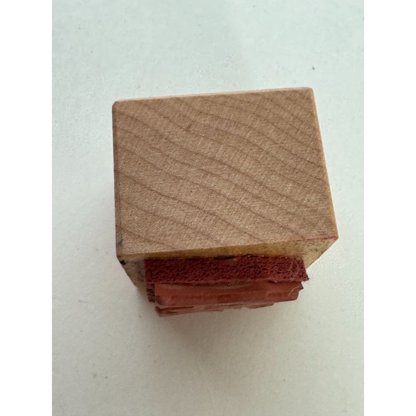 PSX Wooden Rubber Stamp Floral Letter A Card Making Initial Monogram Crafting