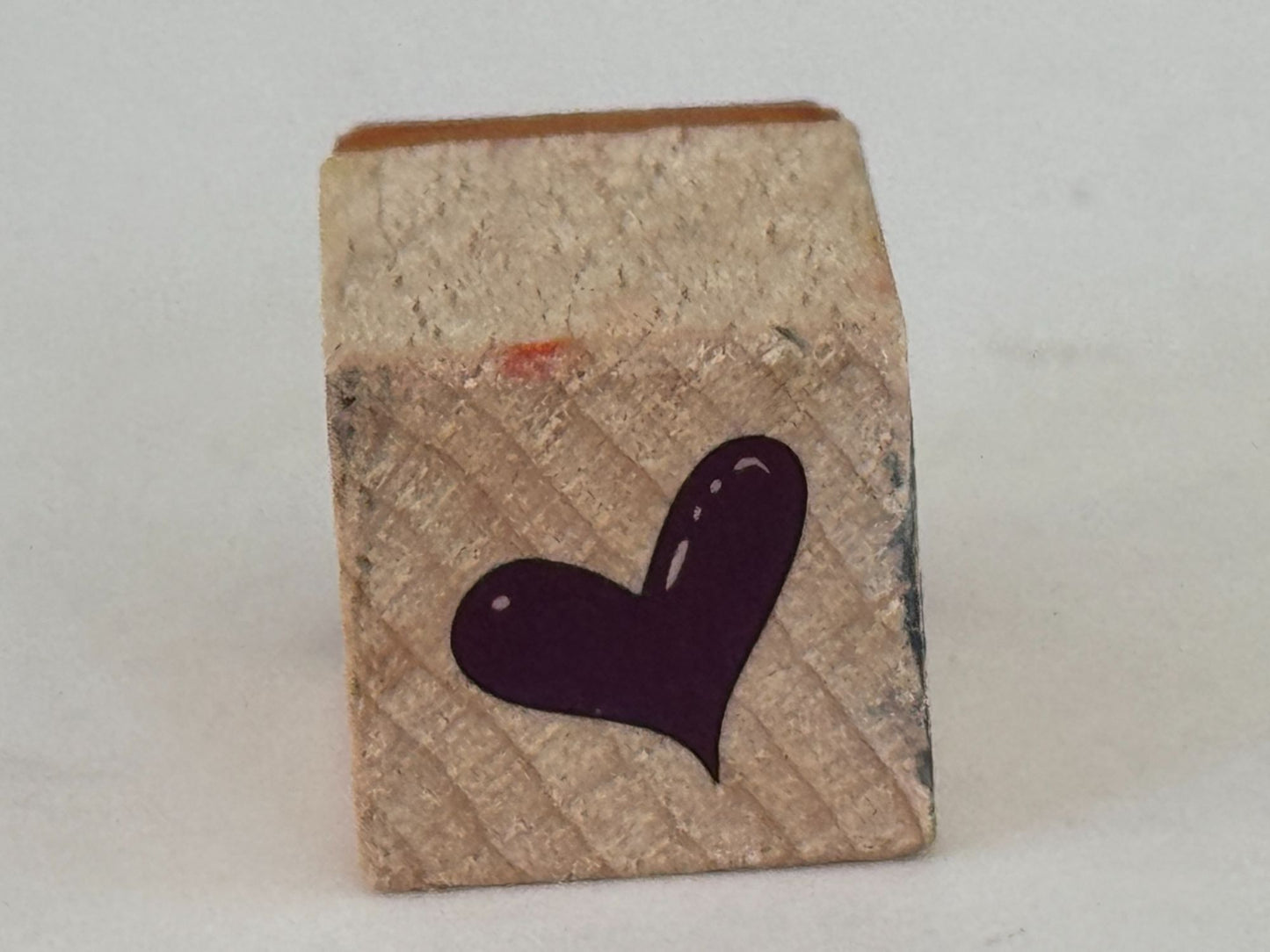 Small Heart Rubber Stamp Valentines Day Card Making Love Anniversary Crafting