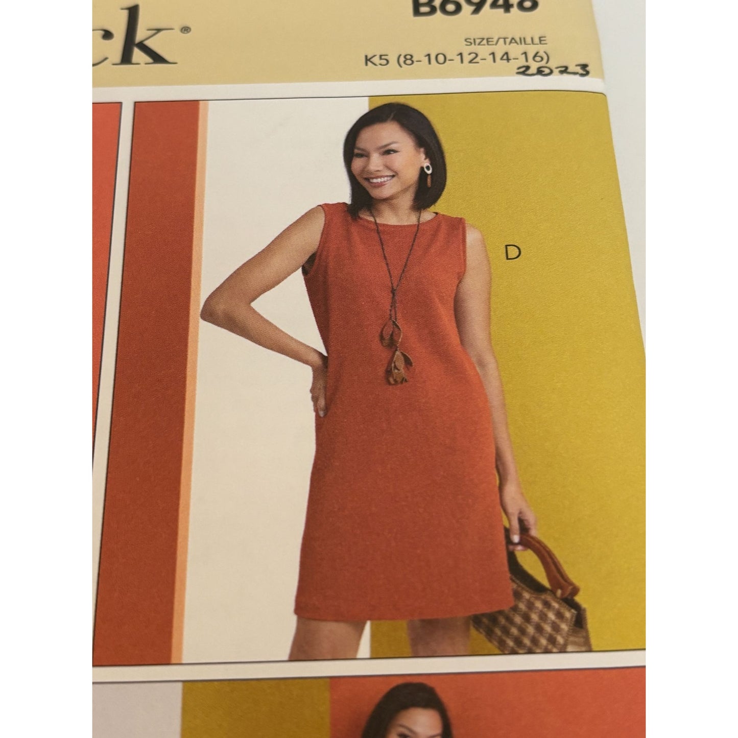 Butterick Sewing Pattern B6948 Work Jacket Vest Top Dress Pants Sizes 8-16 Uncut