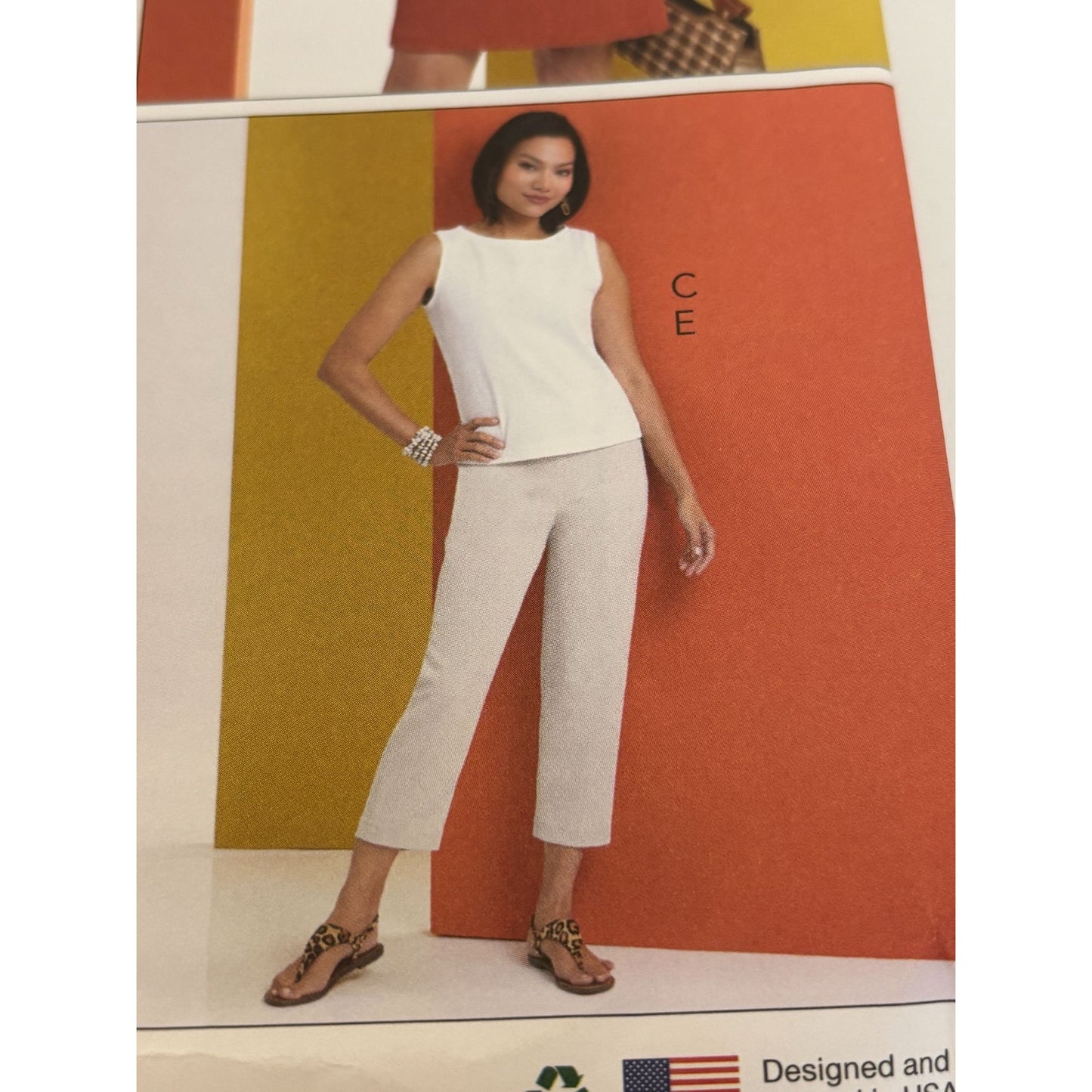 Butterick Sewing Pattern B6948 Work Jacket Vest Top Dress Pants Sizes 8-16 Uncut