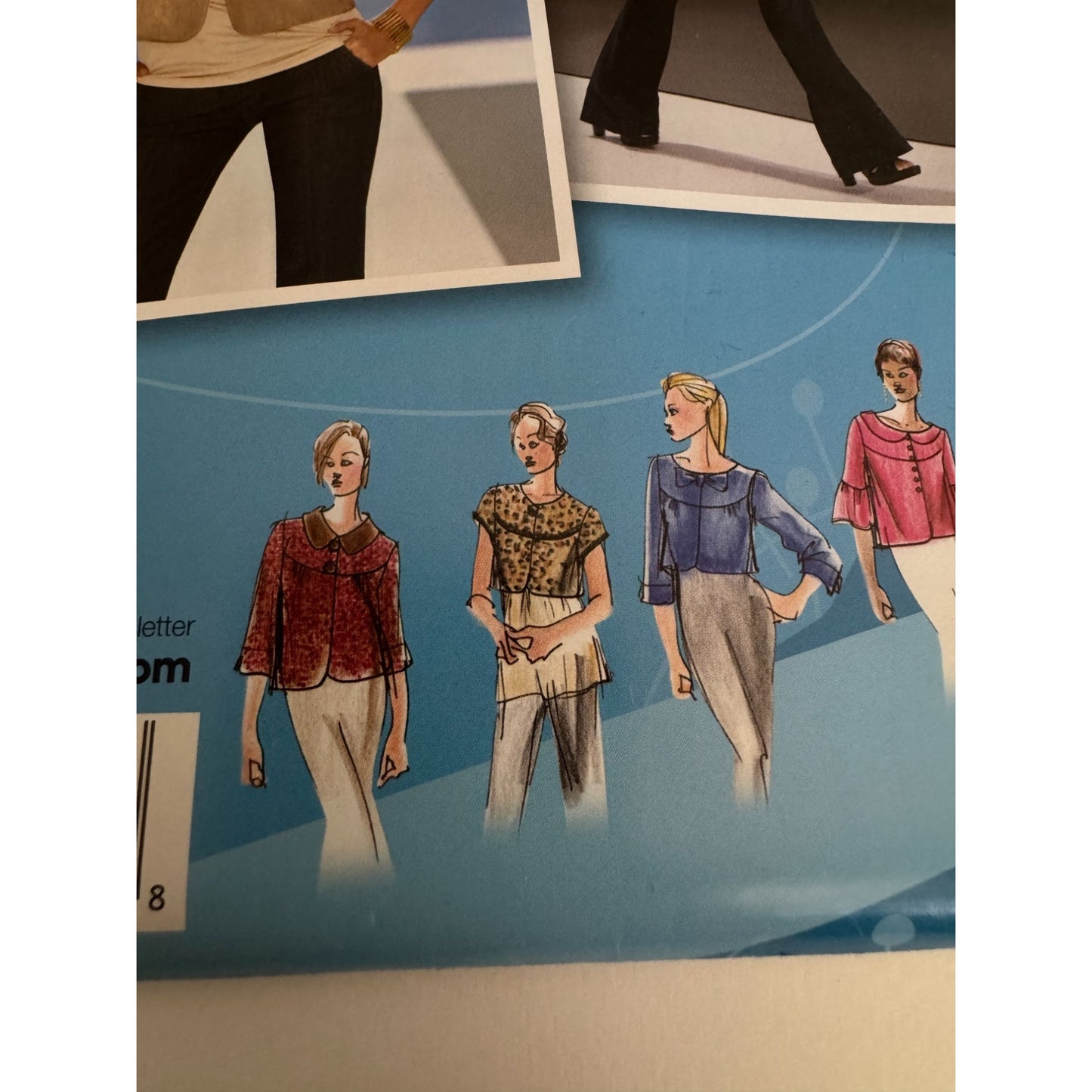 Simplicity 3538 Project Runway Sewing Pattern Misses Jackets Tops Sz 4-12 Uncut