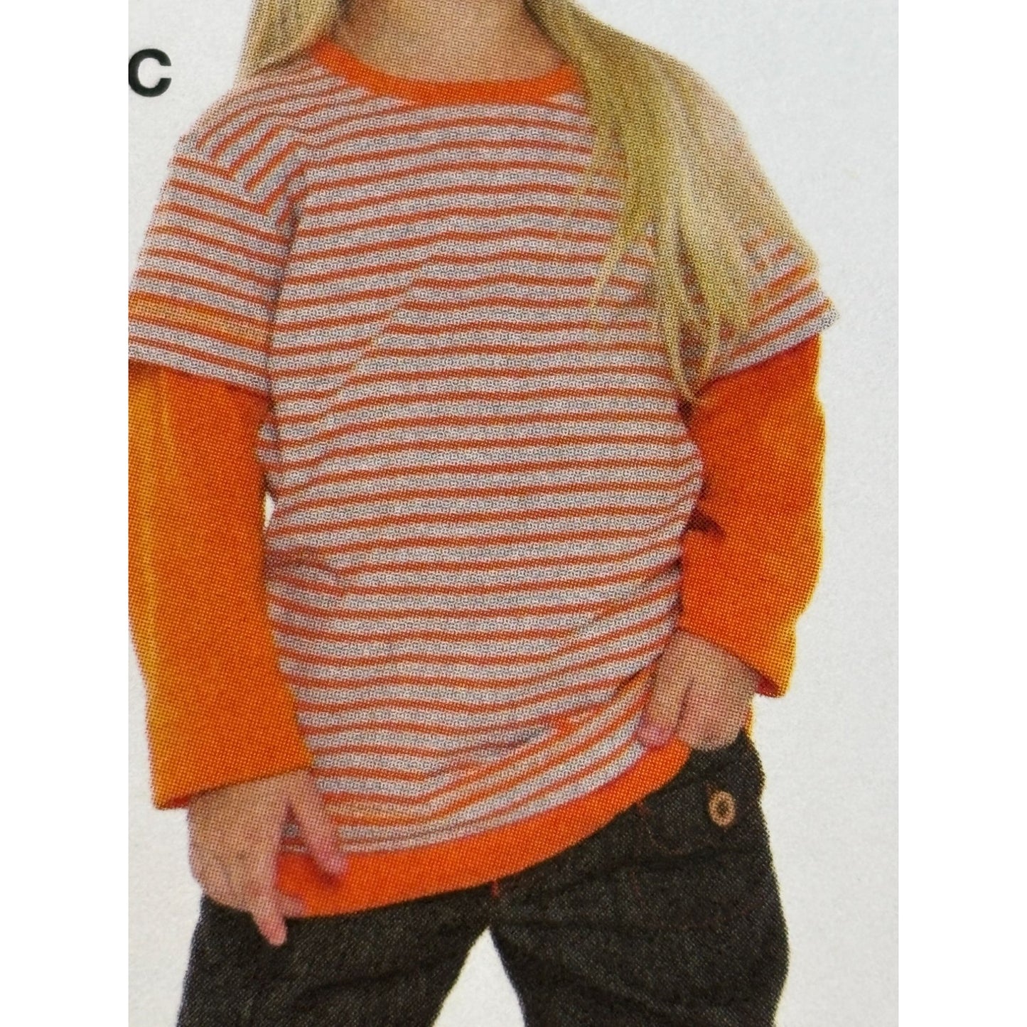 Burda Sewing Pattern 9614 Kid T-Shirt Hooded Shirt Sweatshirt Boys Girls 3-13 UC