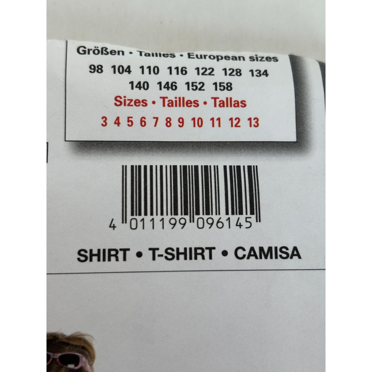 Burda Sewing Pattern 9614 Kid T-Shirt Hooded Shirt Sweatshirt Boys Girls 3-13 UC