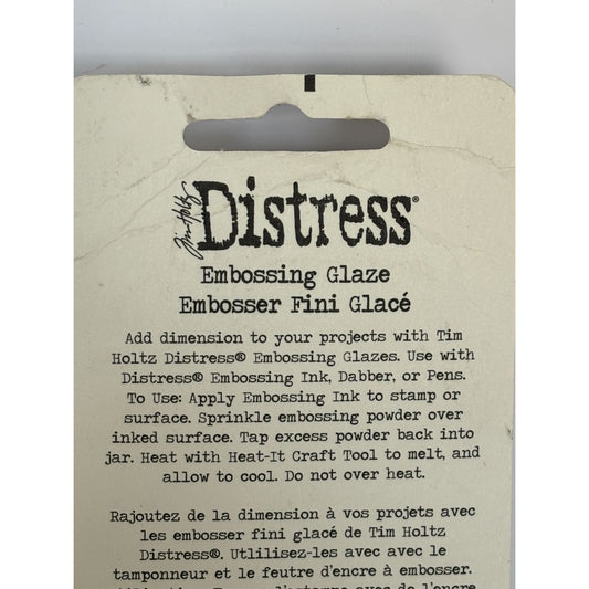 Tim Holtz Distress Embossing Glaze Set Red Green Blue Paper Crafting Supplies