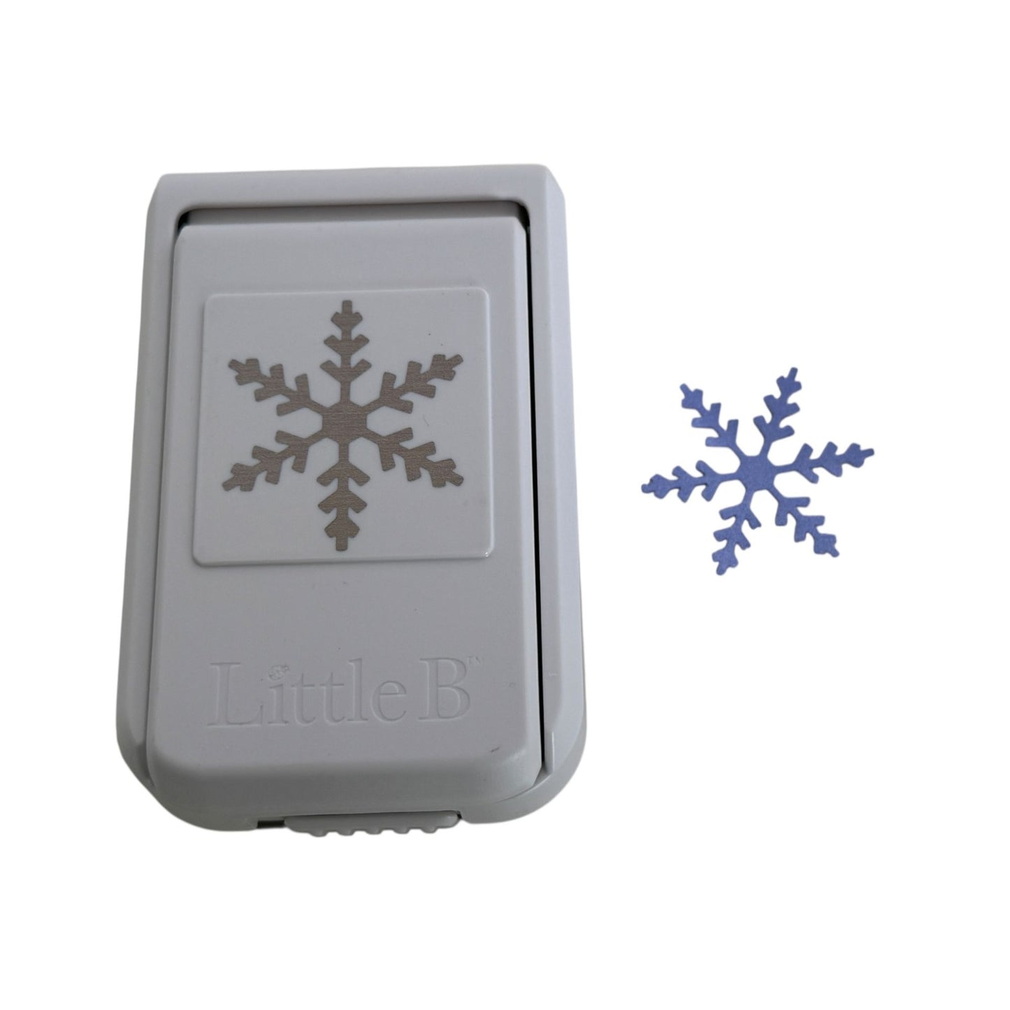 Little B Snowflake Paper Craft Punch Christmas Card Making Holidays Scrapbooking