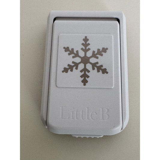 Little B Snowflake Paper Craft Punch Christmas Card Making Holidays Scrapbooking