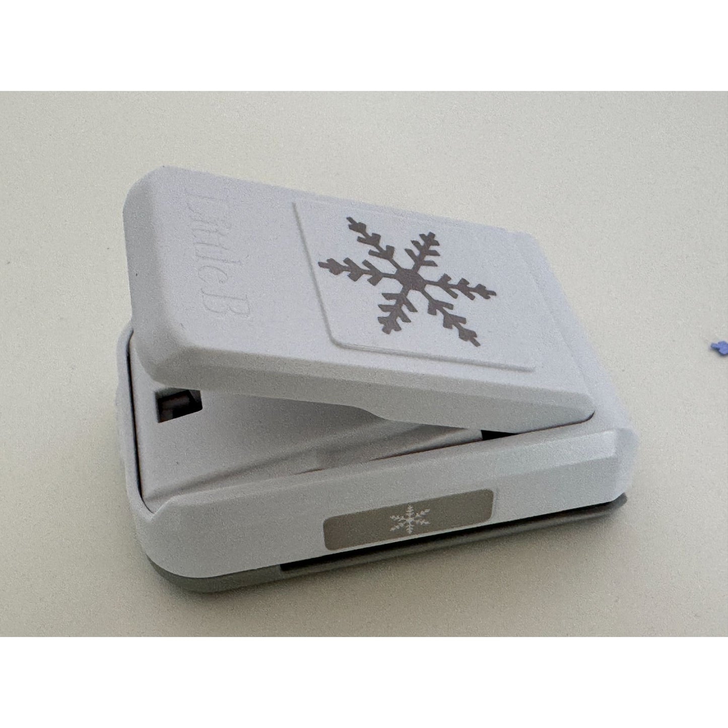 Little B Snowflake Paper Craft Punch Christmas Card Making Holidays Scrapbooking