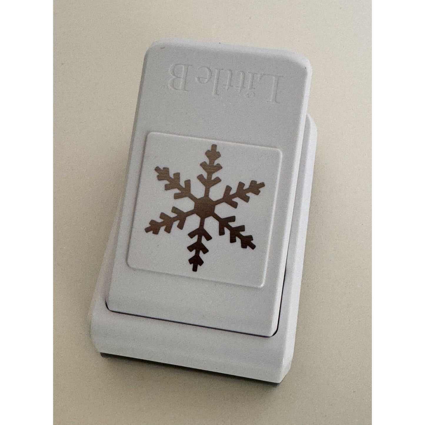 Little B Snowflake Paper Craft Punch Christmas Card Making Holidays Scrapbooking