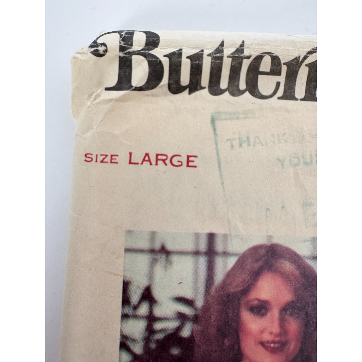 Butterick Sewing Pattern 5341Blouse Capelet and Butterfly Sleeves 1978 Large UC