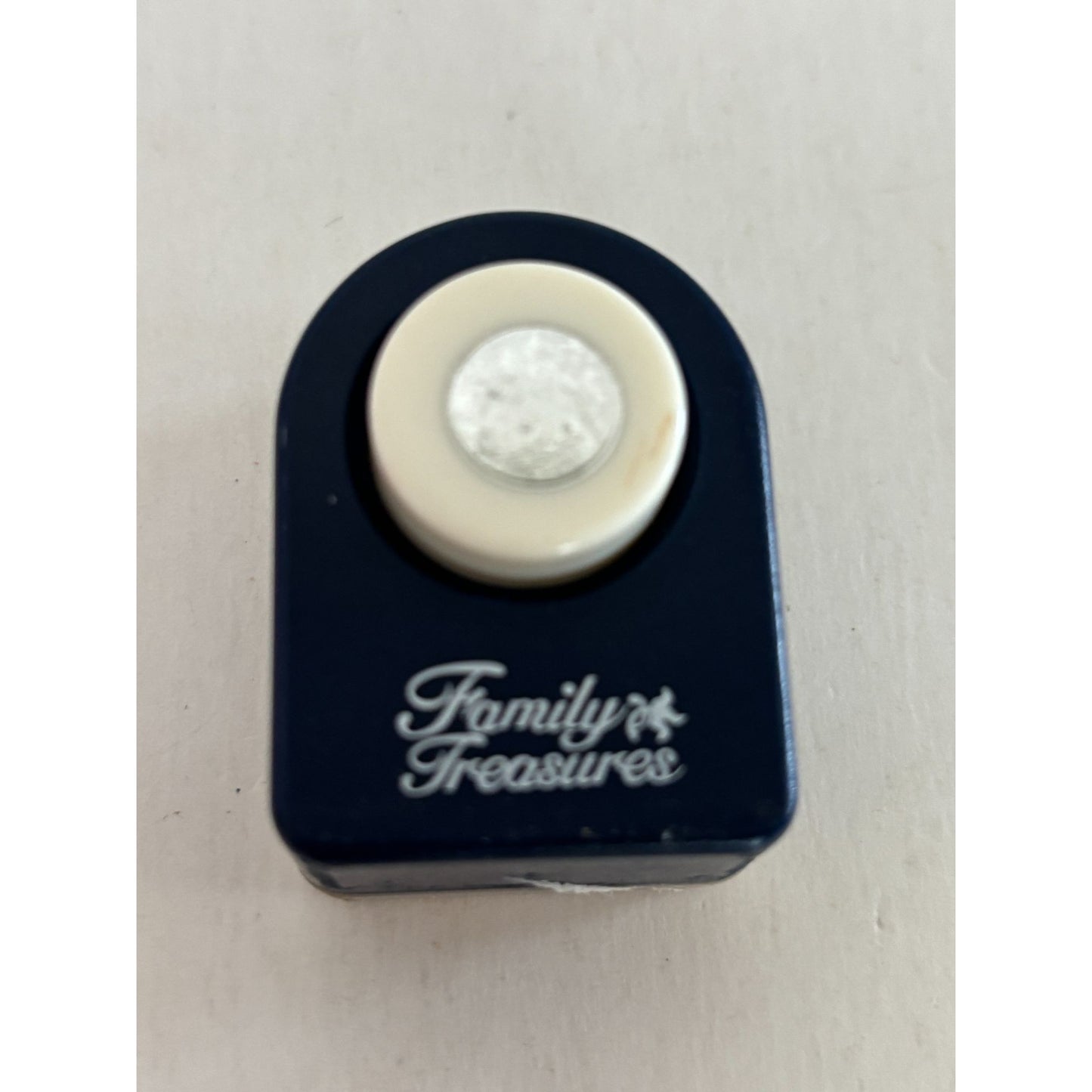 Family Treasures Paper Punch Small Circle Shape Craft 3/8 Inch Holiday Snowball