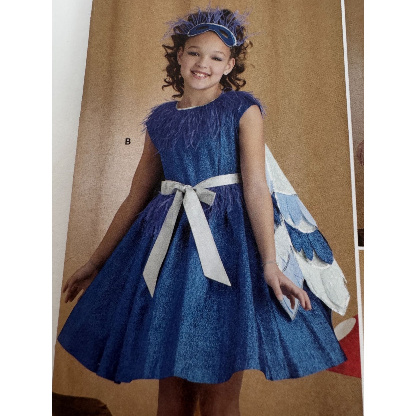 Simplicity Sewing Pattern S9836 Girls Butterfly Bird Halloween Costumes 3-6 UC
