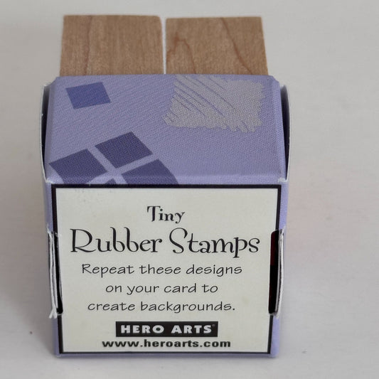 Hero Arts Rubber Stamps Set Tiny Blocks Mini Micro Background Designs Cardmaking Crafts LL803