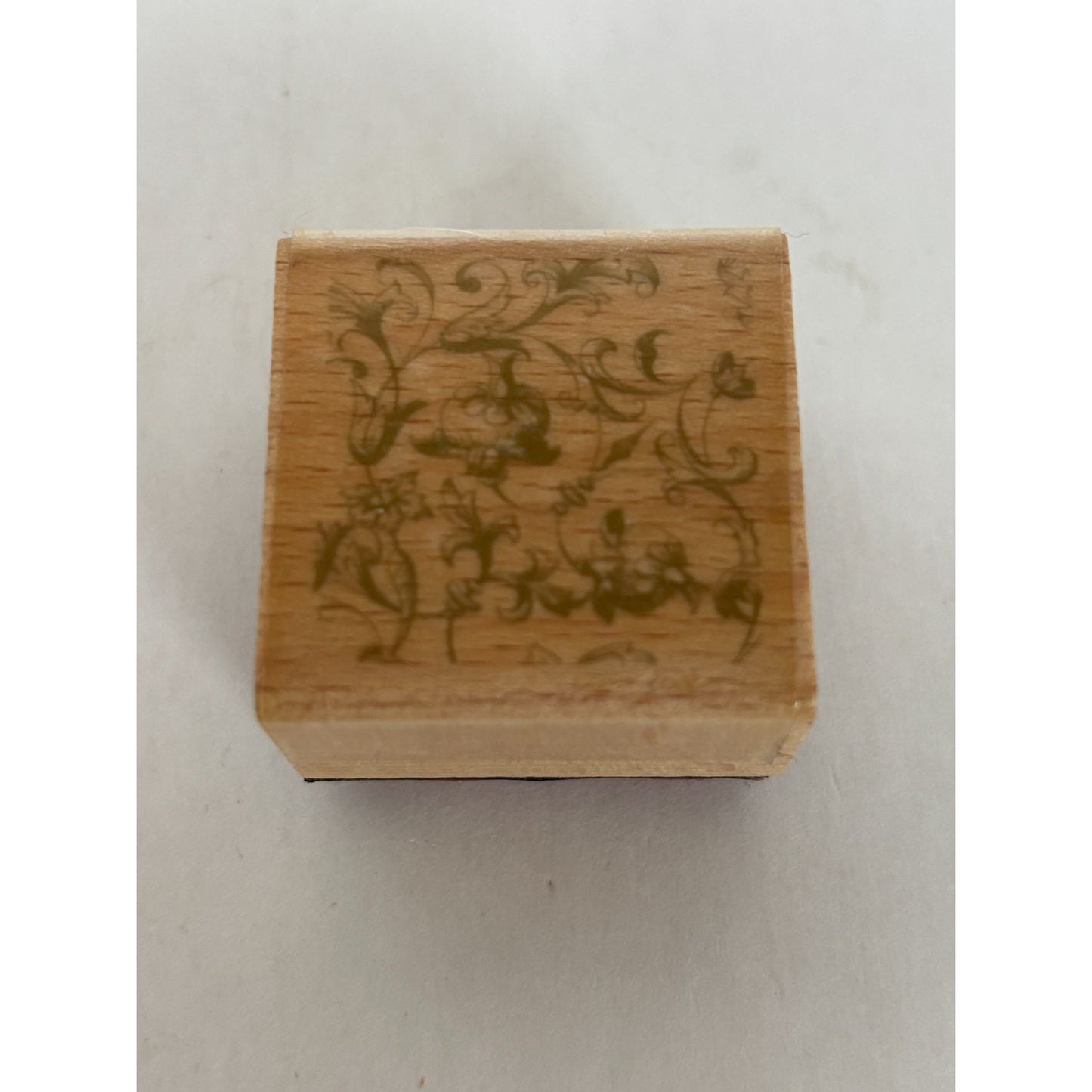 Anna Griffin Rubber Stamp Decorative Floral Motif Christmas Card Making Flowers