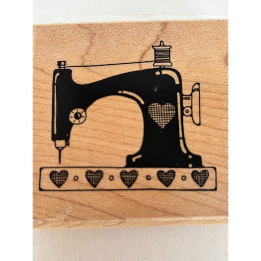 Stampin Up Sewing Machine Rubber Stamp Craft Stamp Quilting Sewing Cardmaking