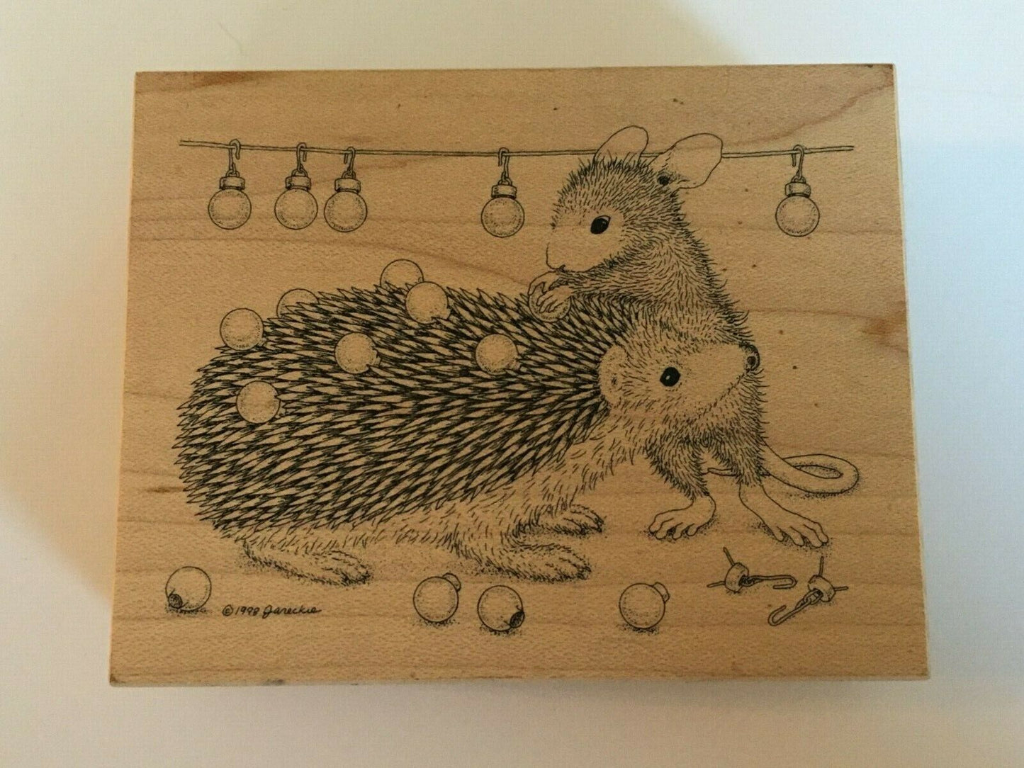 Stampa Rosa Rubber Stamp House Mouse Fashion Statement Christmas Ornament Amanda