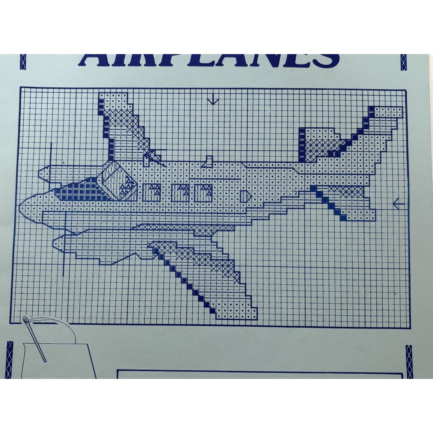 Alabama Needle Arts Cross Stitch Patterns U.S. Military Airplanes Air Force USAF