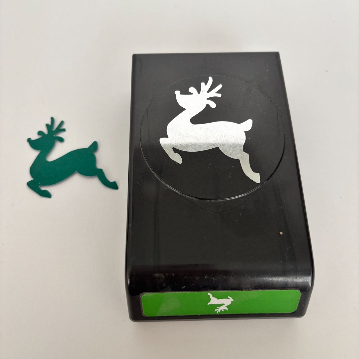 EK Success Paper Punch Reindeer Christmas Card Making Rudolph Deer Craft Holiday Decor Scrapbooking