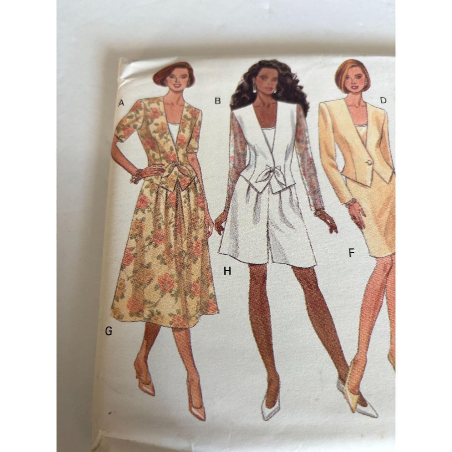 Butterick Sewing Pattern 6162 Career Skirt Suit Jacket Shorts Blazer UC 6 8 10