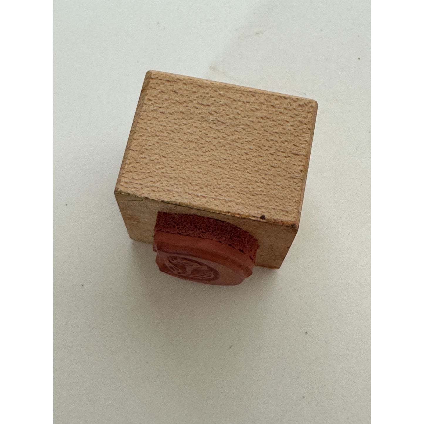 PSX Wooden Rubber Stamp Floral Letter C Card Making Initial Monogram Crafting