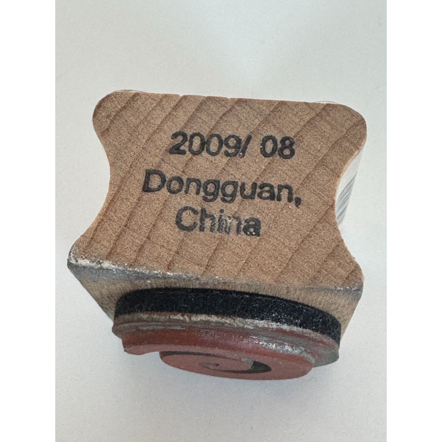 All Night Media Rubber Stamp Swirl Design Shape Confetti Celebrate Wood Mounted