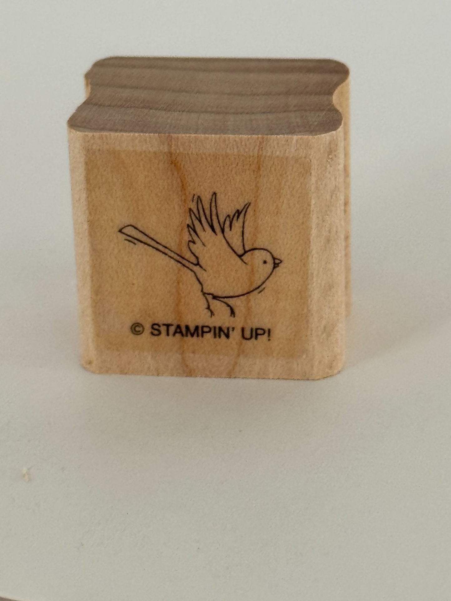Stampin Up Rubber Stamp Small Bird Woodland Creature Animal Spring Card Making