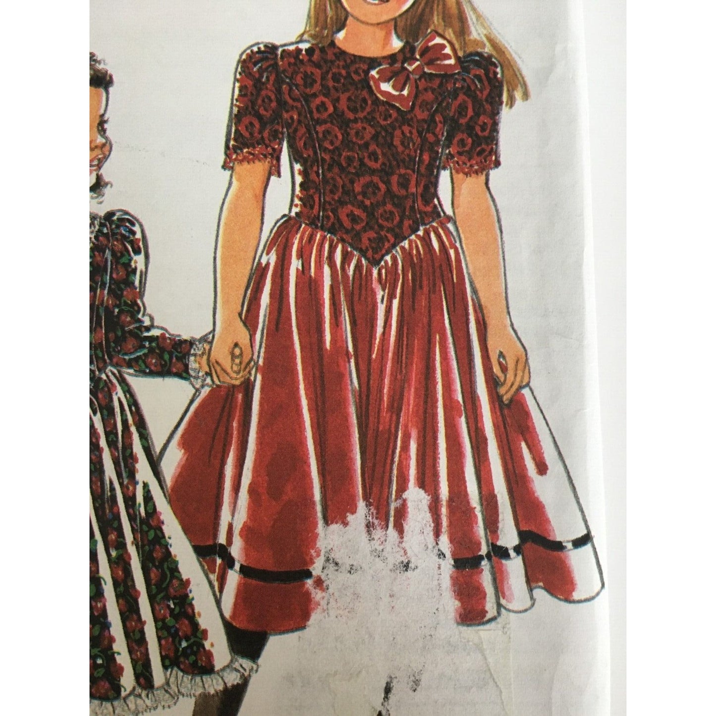 New Look 6984 Sewing Pattern Little Girls Play Fancy Dress Holiday Sz 4-10 UC