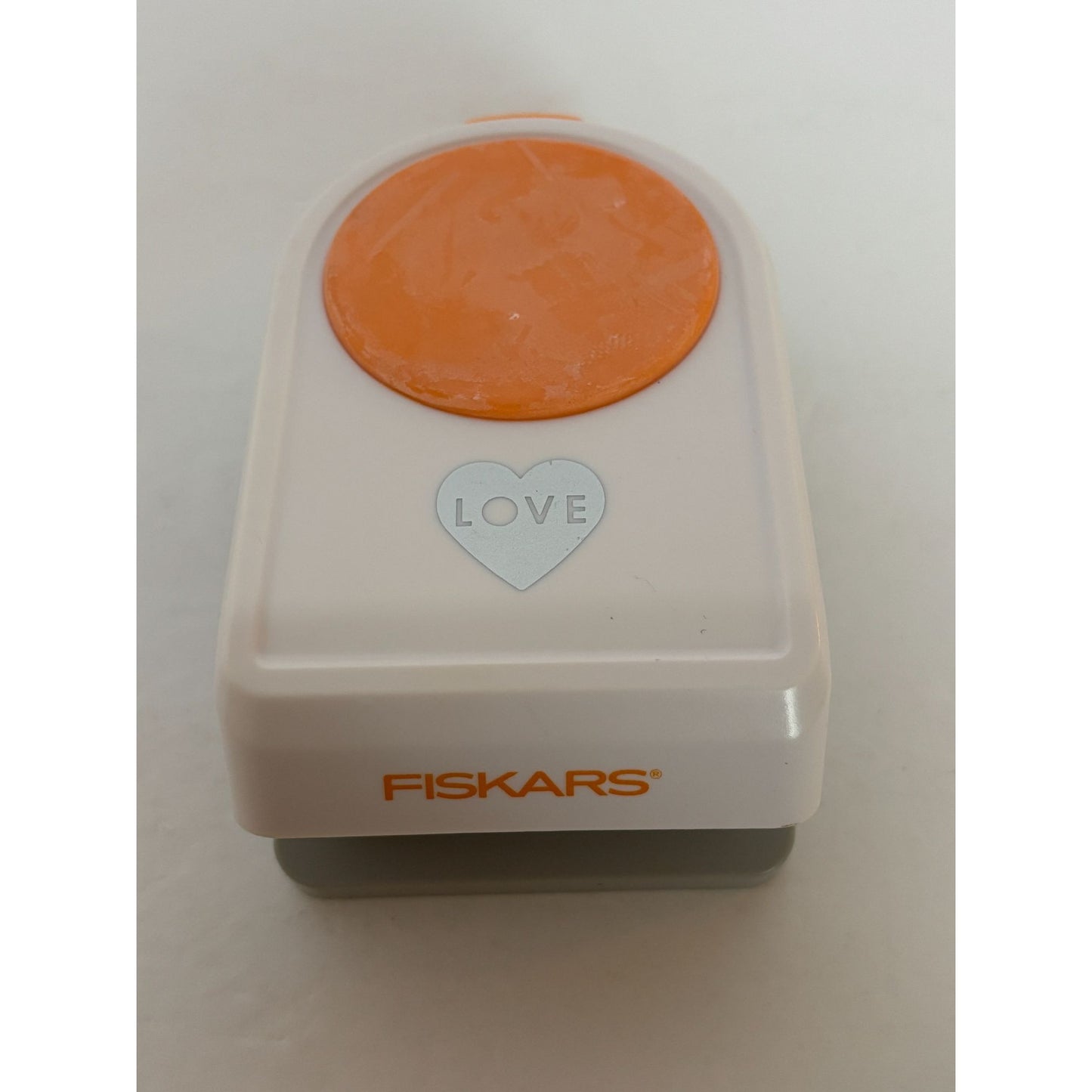 Fiskars Paper Punch Love Heart Shape Craft Scrapbooking Card Making Valentines