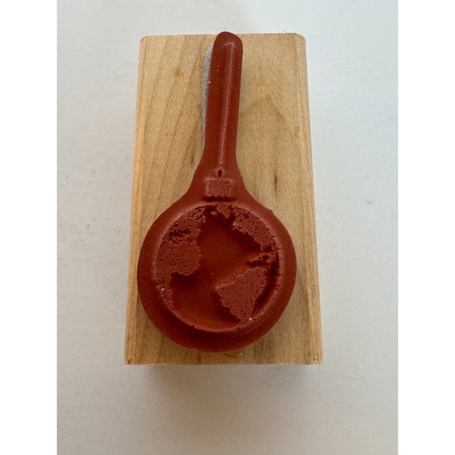 Stampin Up Rubber Stamp Globe Ornament Christmas Card Making World Traveler