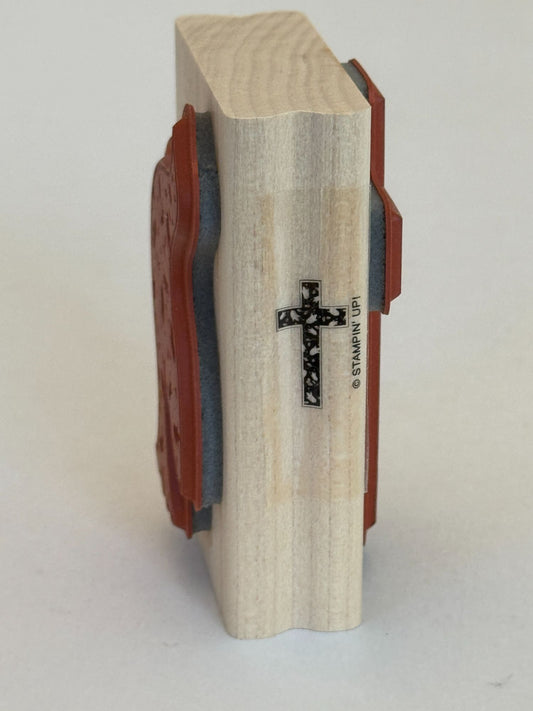 Stampin Up Rubber Stamps Cross Dove Religious Christian Symbols Easter Craft