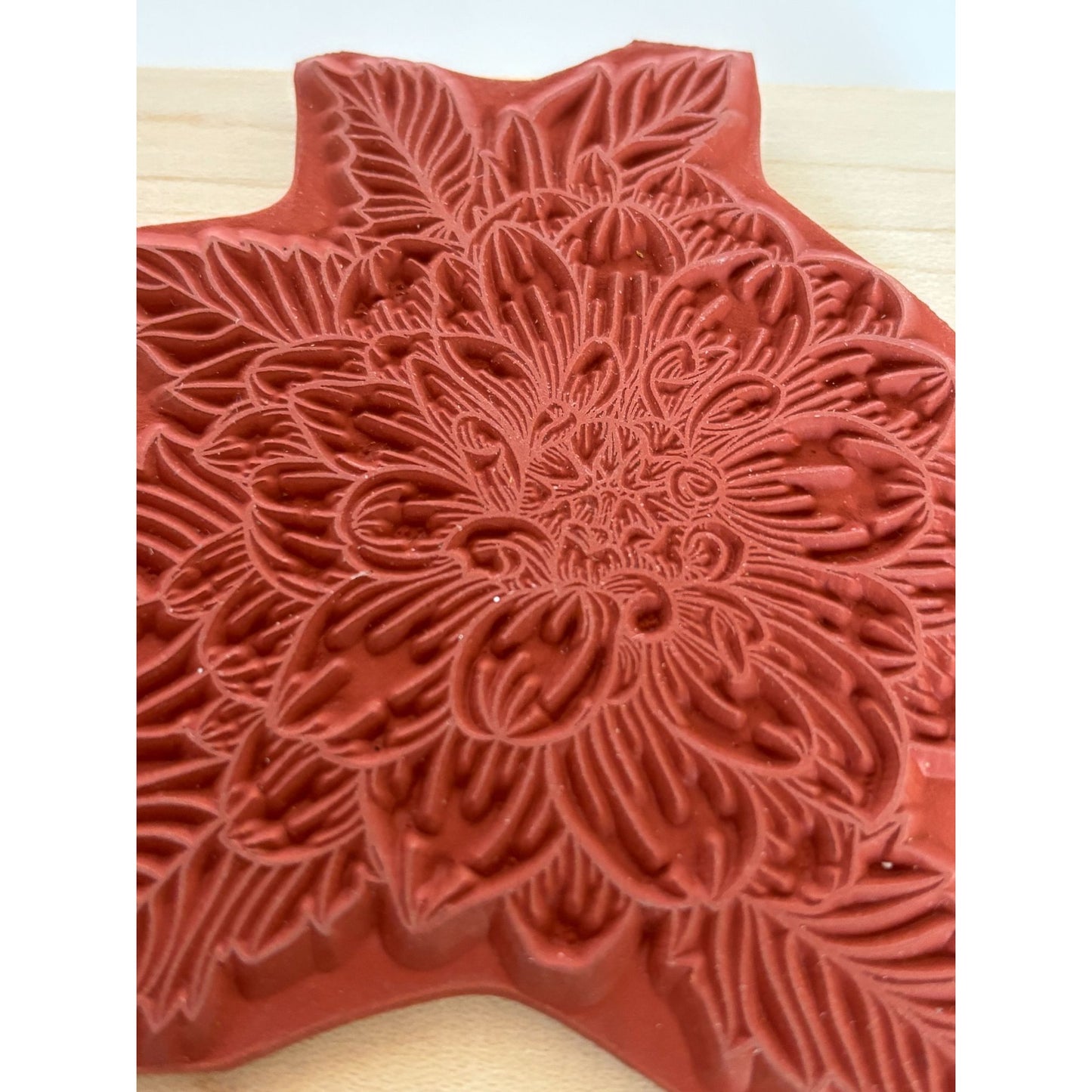 Hero Arts Wood Rubber Stamp Artistic Dahlia Flower Spring Friendship Card Making