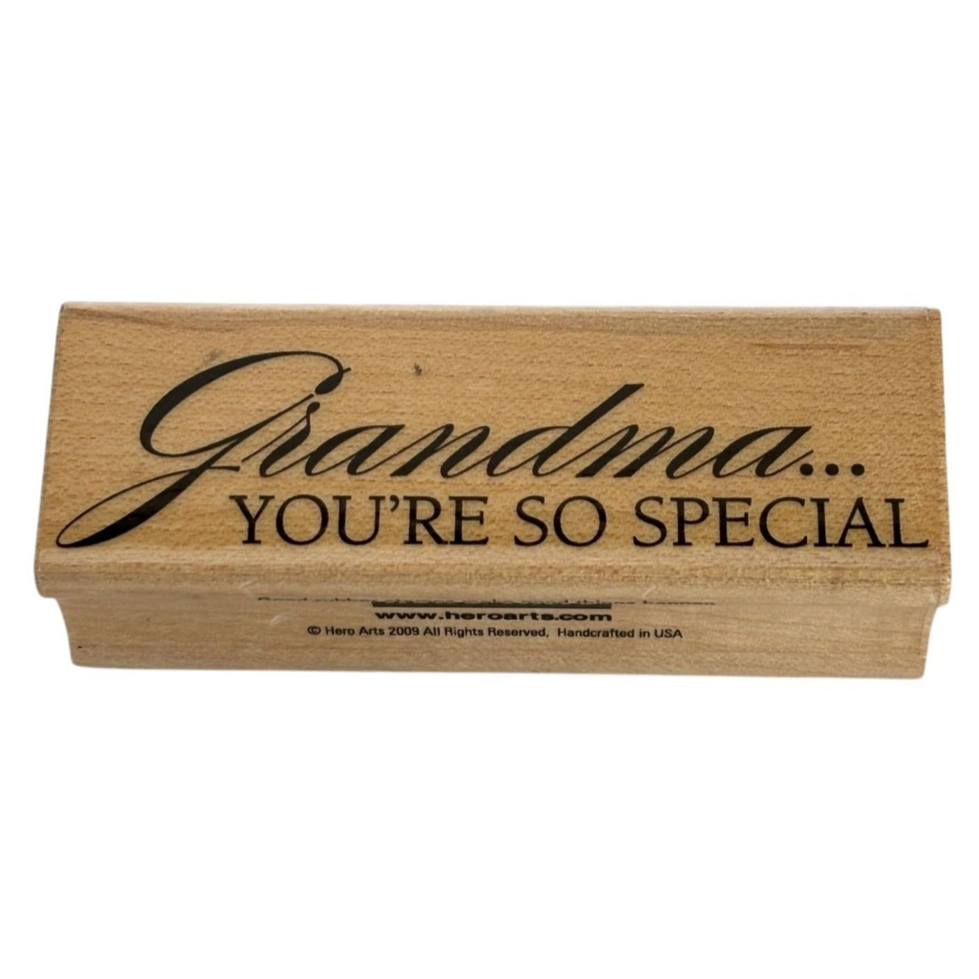 Hero Arts Rubber Stamp Grandma You Are So Special Card Making Words Wood Mounted