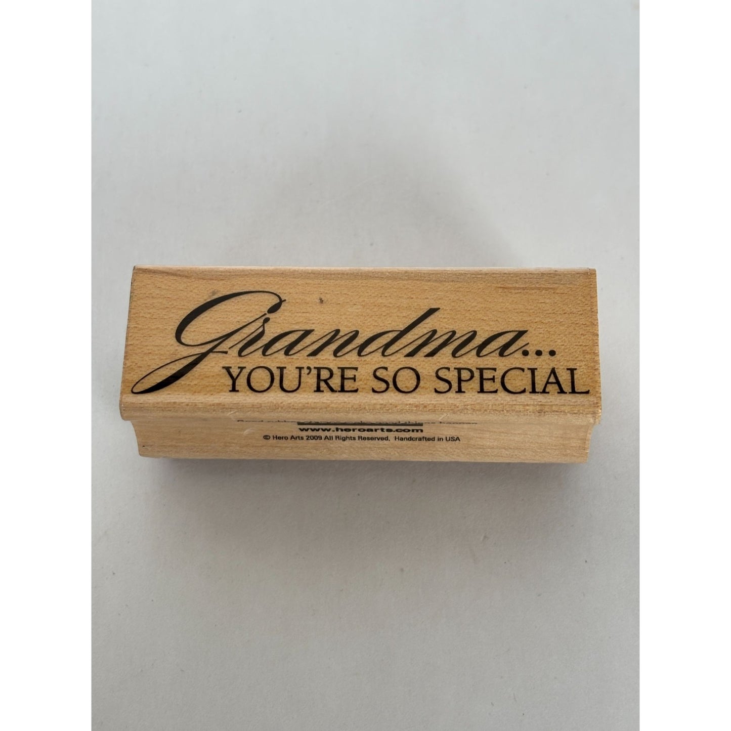 Hero Arts Rubber Stamp Grandma You Are So Special Card Making Words Wood Mounted