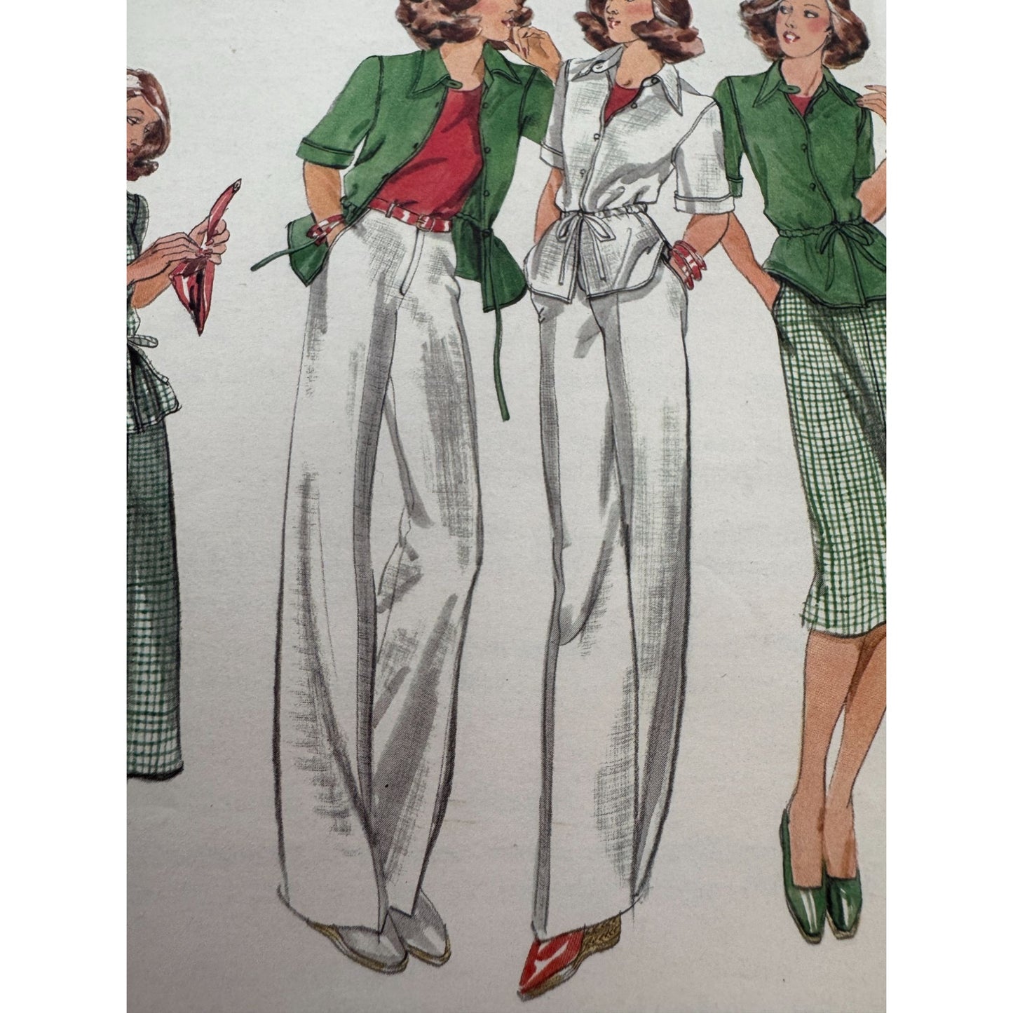 Butterick Sewing Pattern 5334 Jacket Pants Skirt Outfit Retro Vintage 1970s UC 8