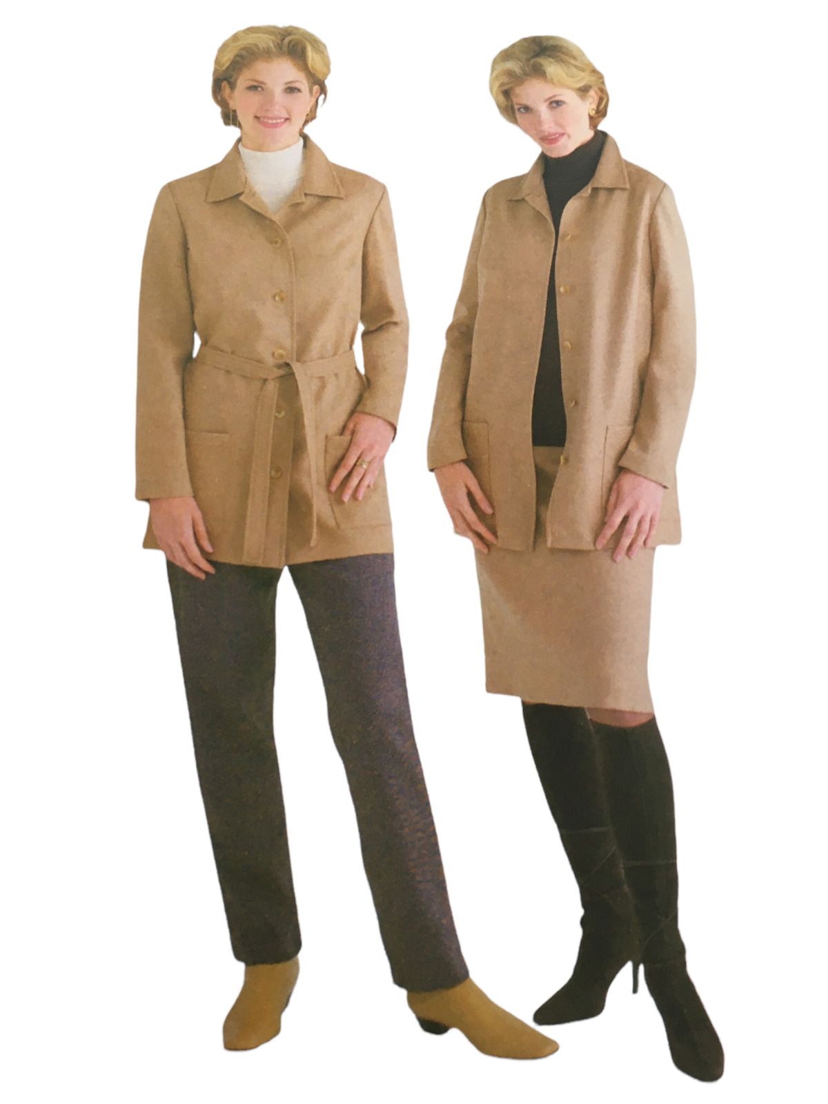 Butterick Sewing Pattern 3998 Capsule Wardrobe Work Jacket Pants 8 10 12 Uncut