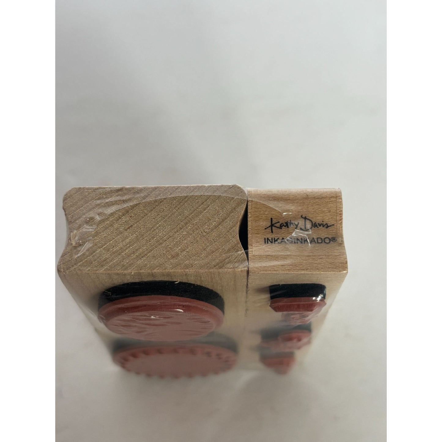 Inkadinkado Rubber Stamp Love Smile Bloom Polka Dot Circle Kathy Davis Set of 5