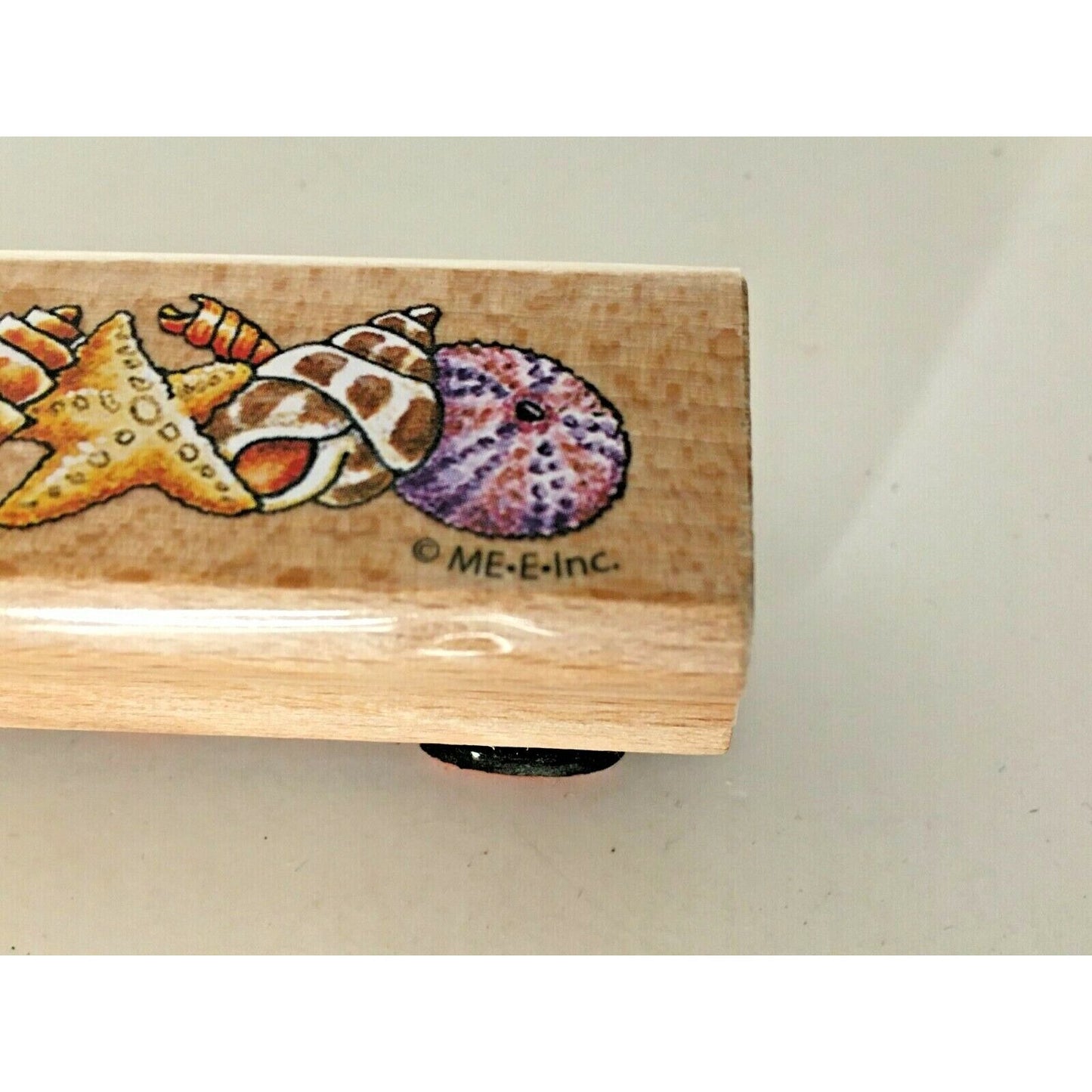 Mary Engelbreit Seashells & Hurry Up and Relax Saying Beach Art Stamps Lot of 2