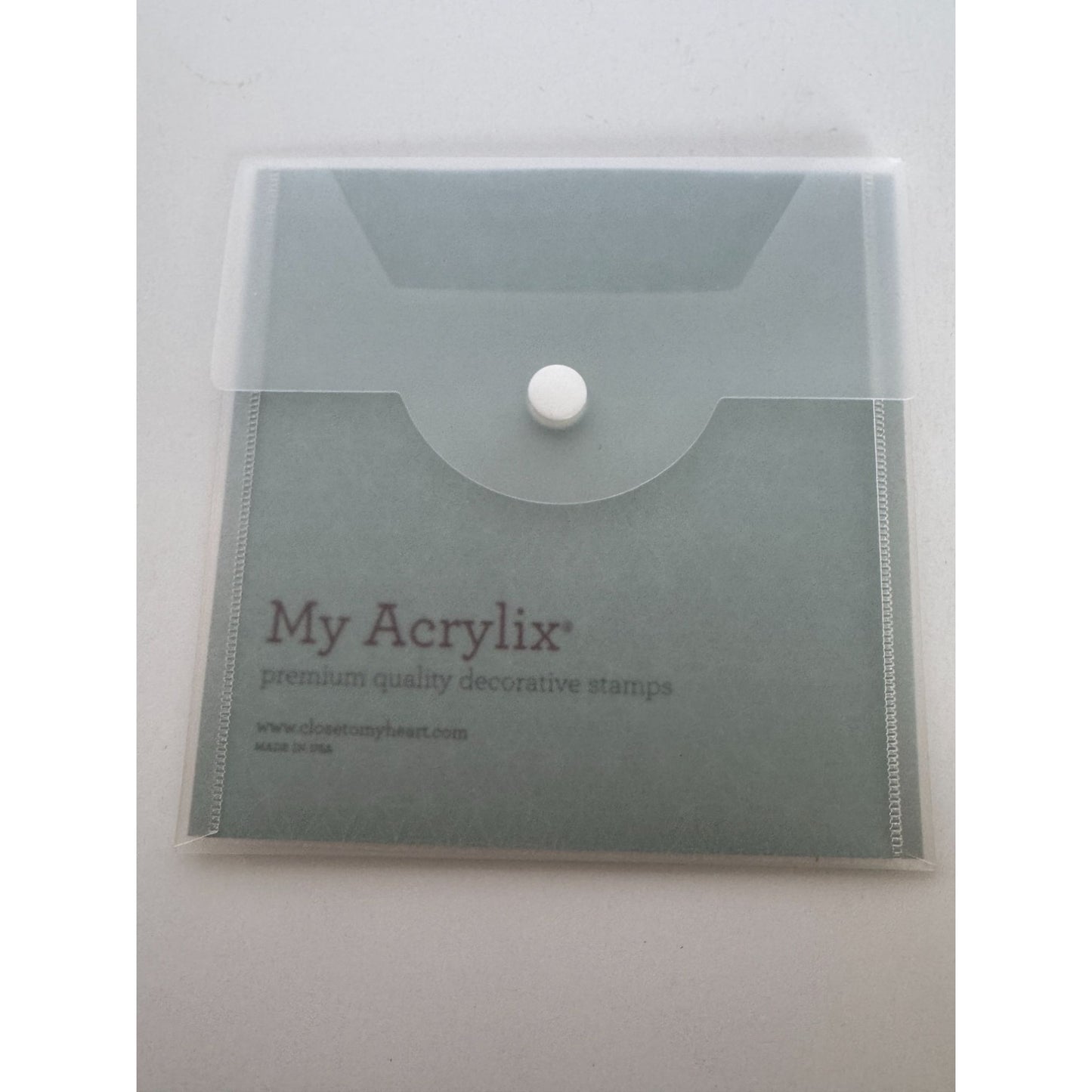 CTMH My Acrylix Acrylic Stamp Where Flowers Bloom So Does Hope Everyday Life