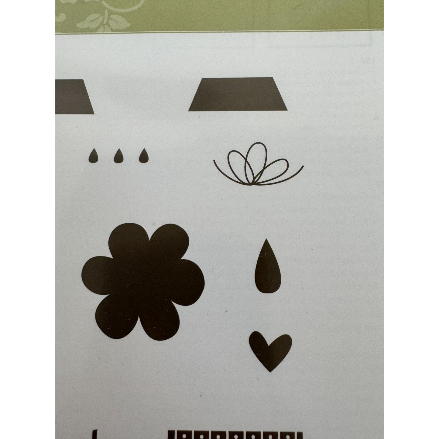 Stampin Up Playful Pieces Rubber Stamp Set Butterfly Summer Gift Present Star