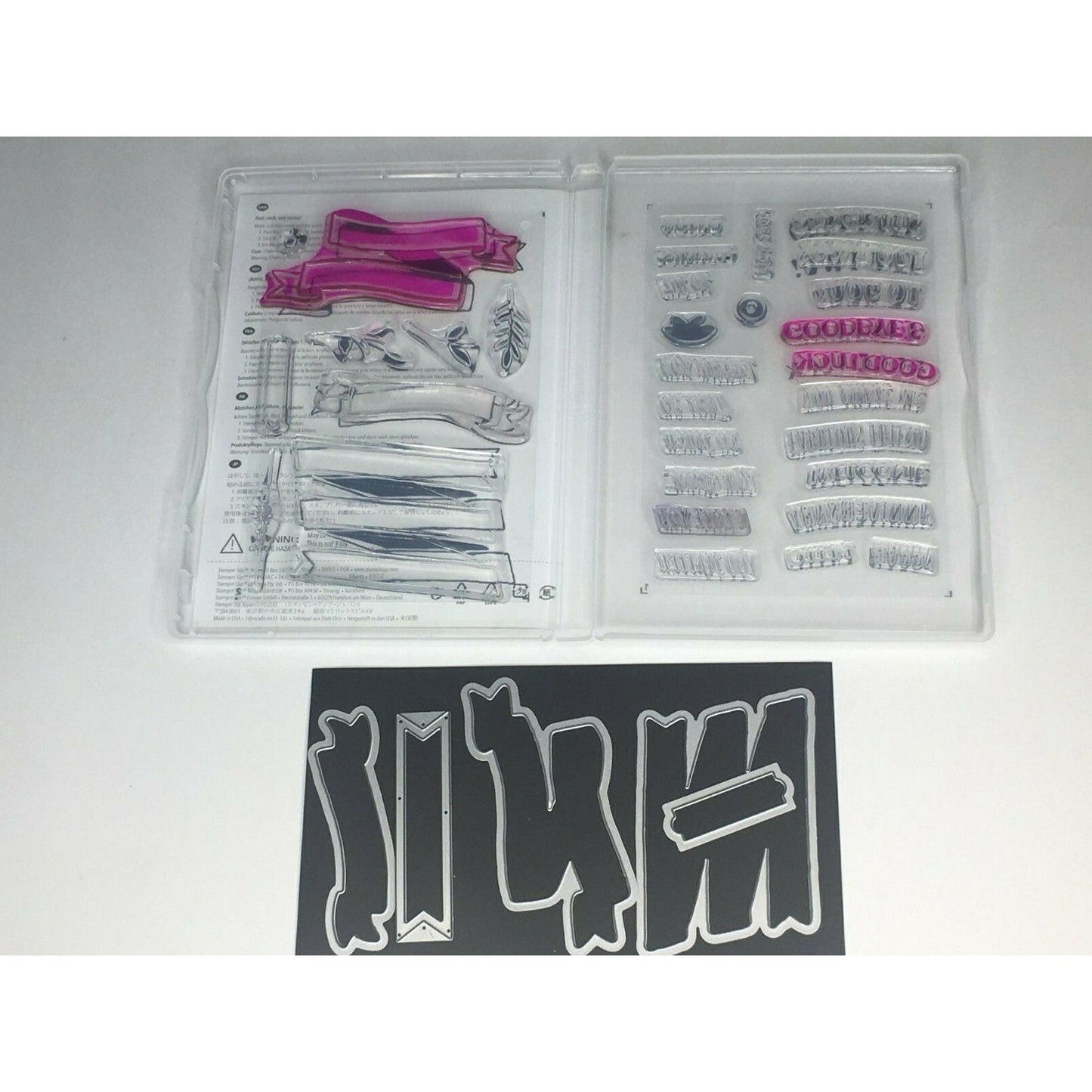 Stampin Up Banners for You Stamp Bunches of Banners Framelits Dies Congrats TY
