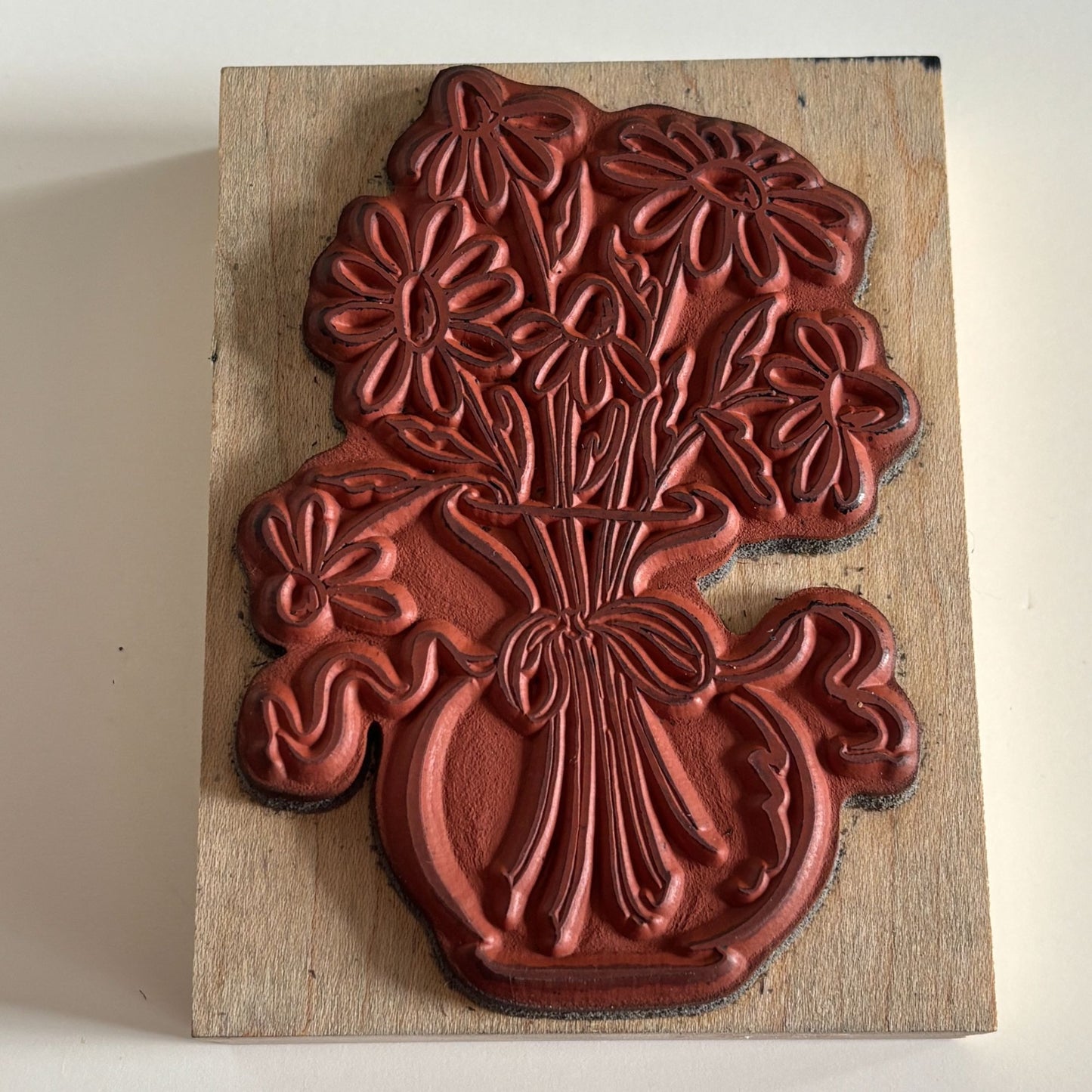 Penny Black Rubber Stamp Daisies Daisy Vase Flowers Friendship Card Making 1767K