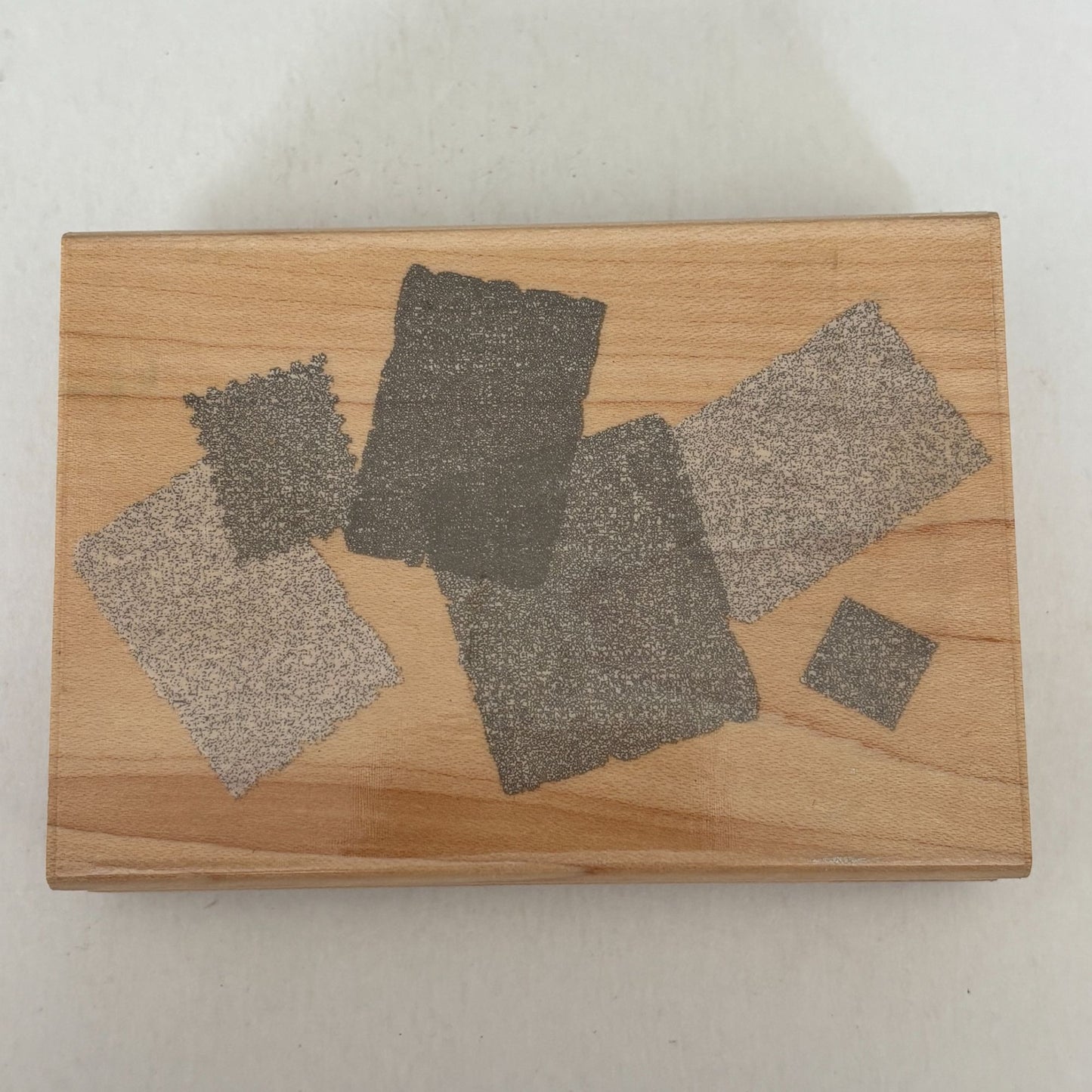 Hero Arts Rubber Stamp Background Template Abstract Texture Grunge Layering Wood Mounted H2190