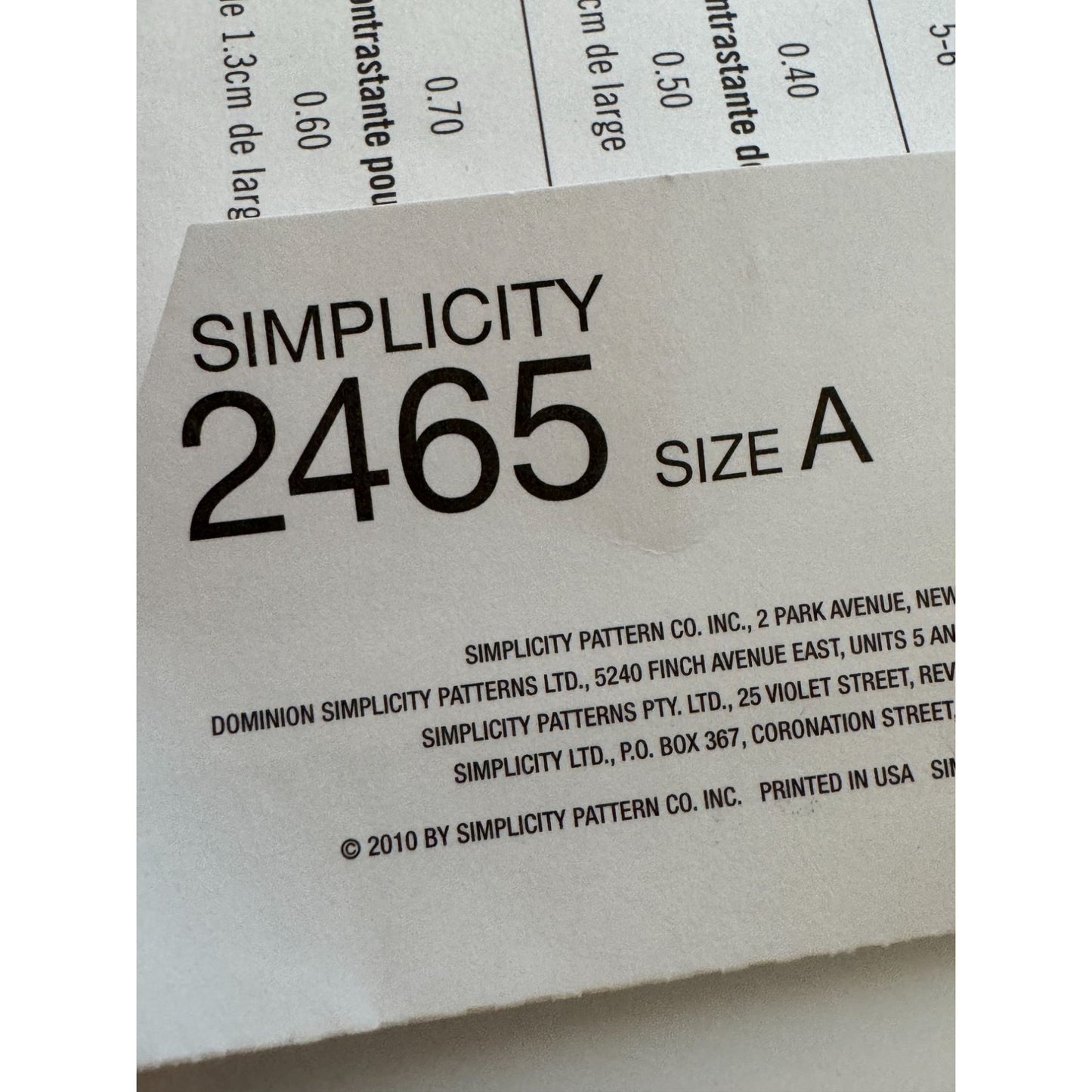 Simplicity Sewing Pattern 2465 Matching Aprons For Girls and 18 inch Dolls S M L