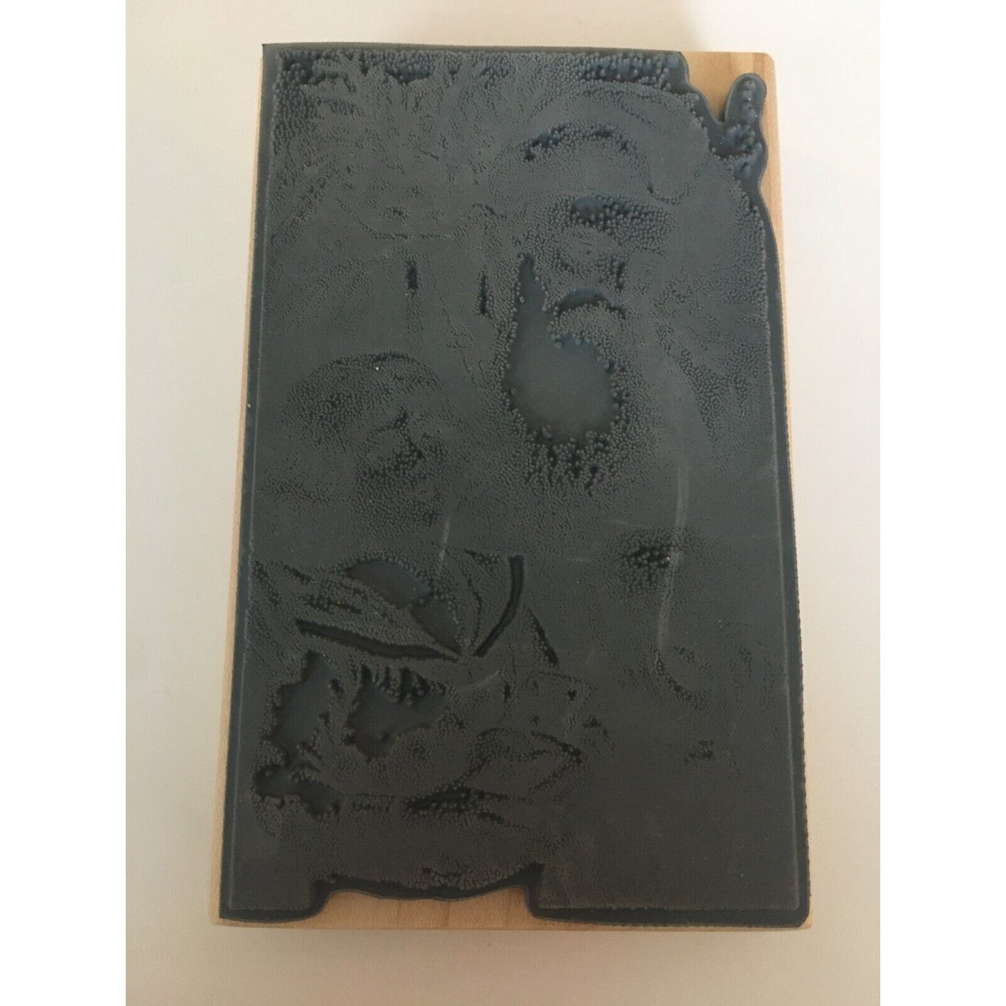 Paper Inspirations Rubber Stamp Santa and Girl Old Fashioned Christmas Holidays