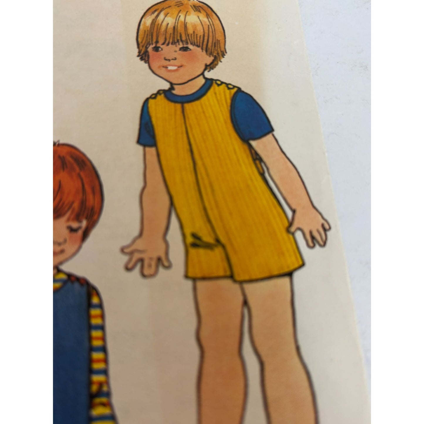 Butterick Sewing Pattern 4141 Toddlers Jumper Jumpsuit Dress Size 2T Easy Uncut