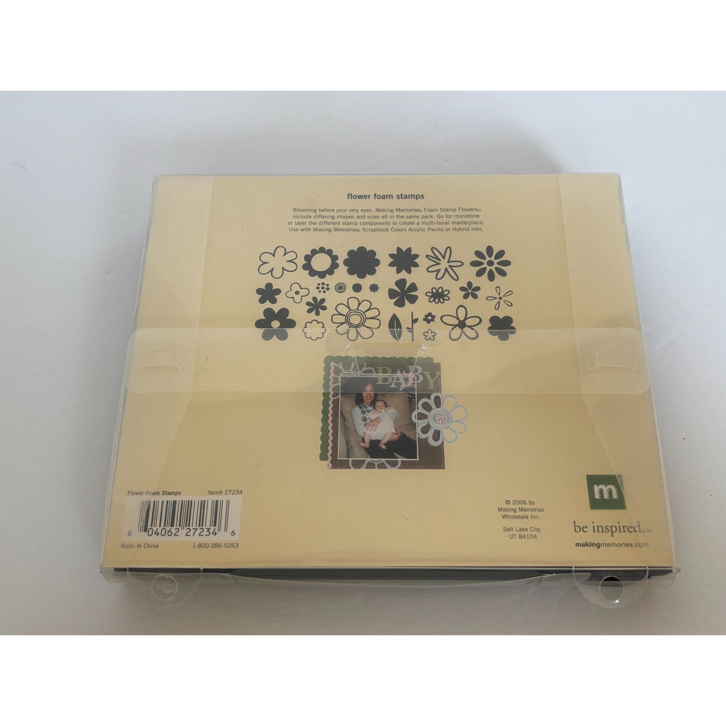 Making Memories Flower Foam Stamps Set Of 26 Layers Floral Garden Card Making