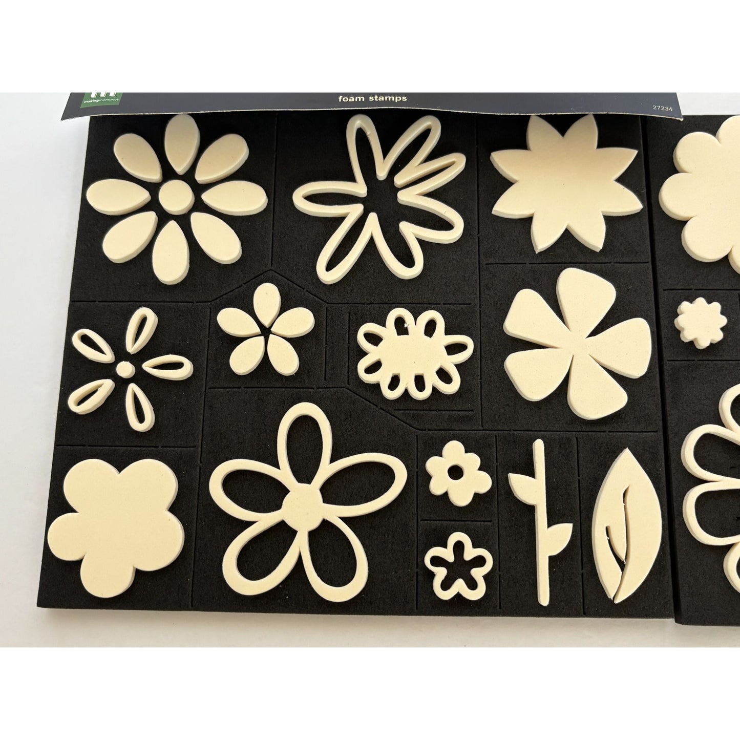 Making Memories Flower Foam Stamps Set Of 26 Layers Floral Garden Card Making