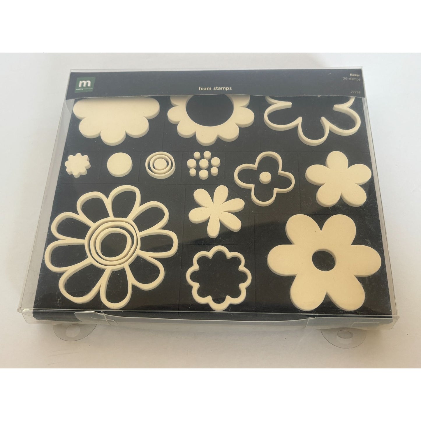 Making Memories Flower Foam Stamps Set Of 26 Layers Floral Garden Card Making