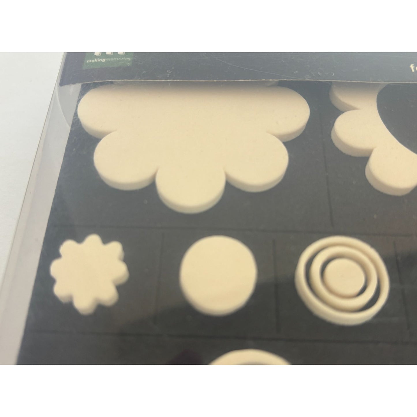 Making Memories Flower Foam Stamps Set Of 26 Layers Floral Garden Card Making