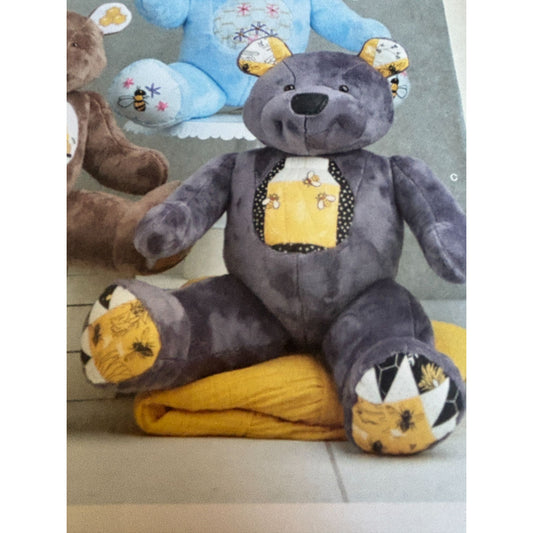 Simplicity Sewing Pattern S9731 Memory Bear Plush Toy by Carla Reiss 18" Uncut